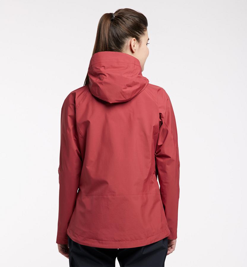 Haglöfs Womens Astral GTX Jacket Red New Zealand 45607IPXH